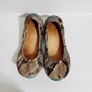 Rare Copperhead Snake Tieks, Size 7